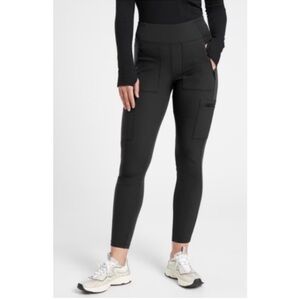 Athleta Headlands Contrast Fabric Cargo Trail Leggings Size 2